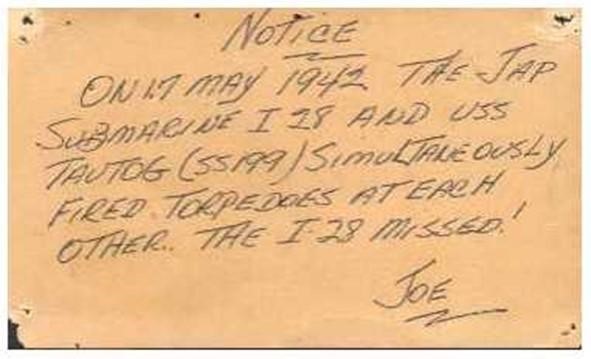 Joe Negri Card